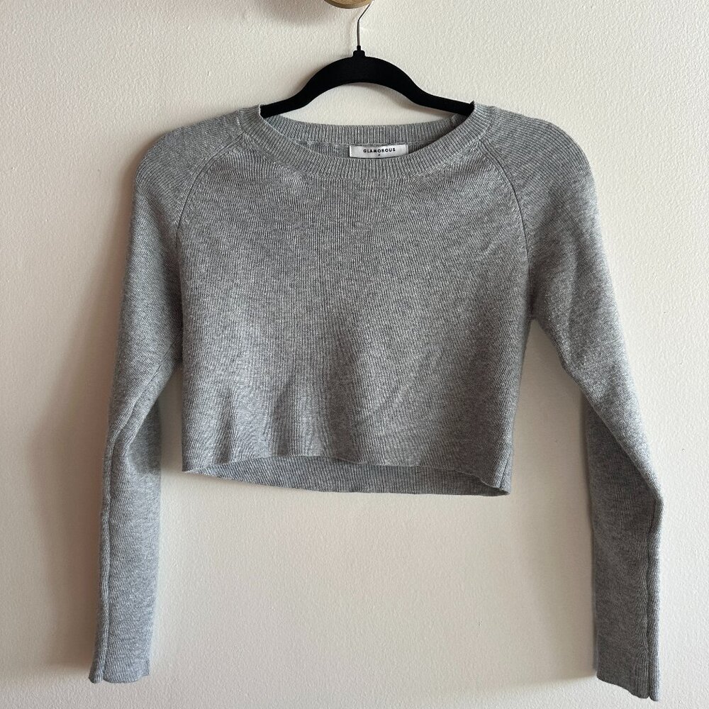Long sleeve crop top
